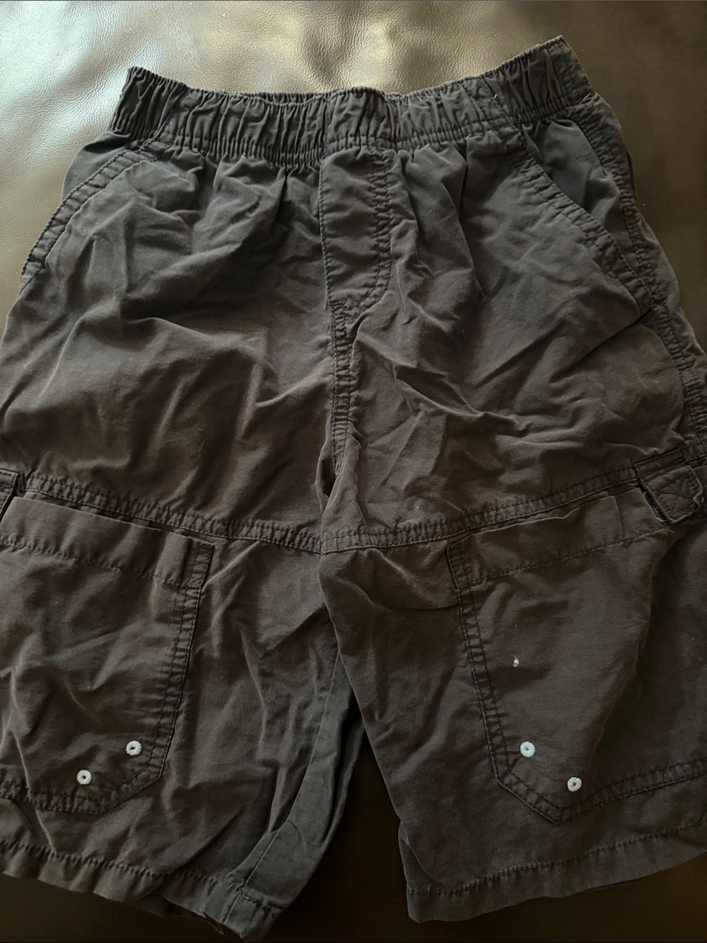 Cherokee Navy Elastic-Waist Kids Cargo Shorts